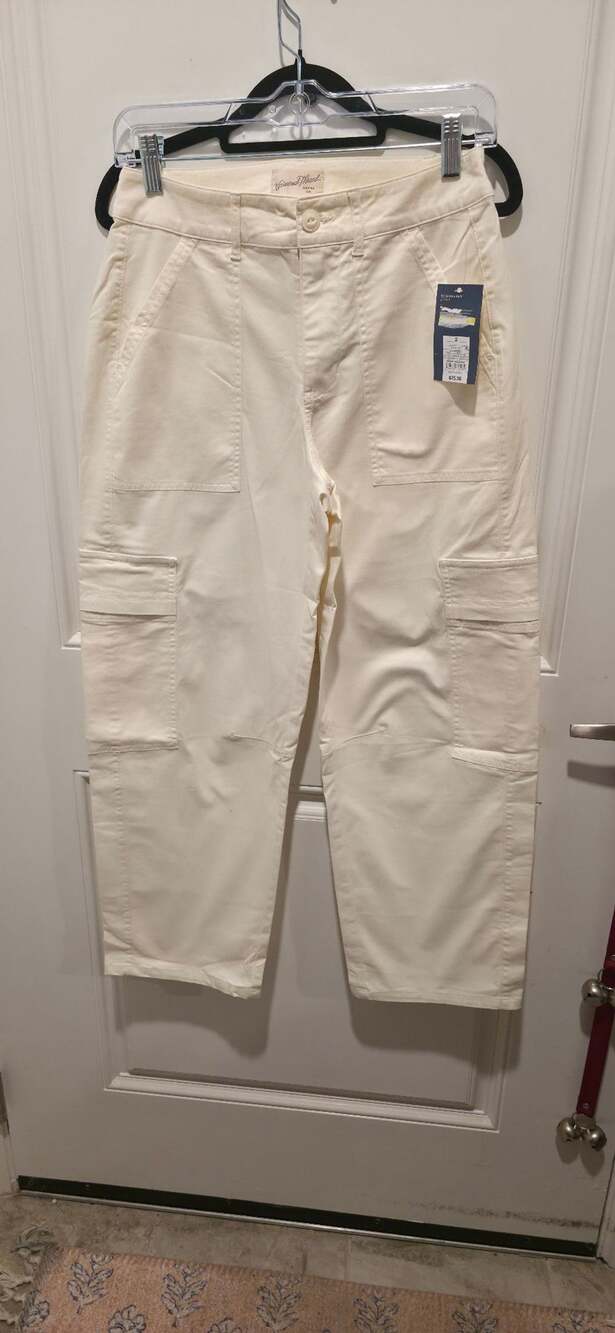 Universal Thread Off-White Cargo Pants Size 2